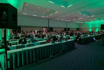 Mehr als 100 Teams aus aller Welt nahmen am Security-Wettkampf des Boss of the SOC bei der Splunk .conf25 teil.