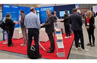 Starker Andrang herrschte auf dem gemeinsamen Messestand von Consist und Tanium auf der secIT 2023 by Heise.