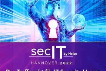 Logo der IT-Security-Messe secIT by Heise, an der Consist auch in 2022 wieder teilnimmt.