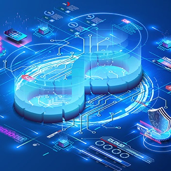 Eine 8 symbolisiert die sich wiederholenden Phasen der agilen Softwareentwicklung.