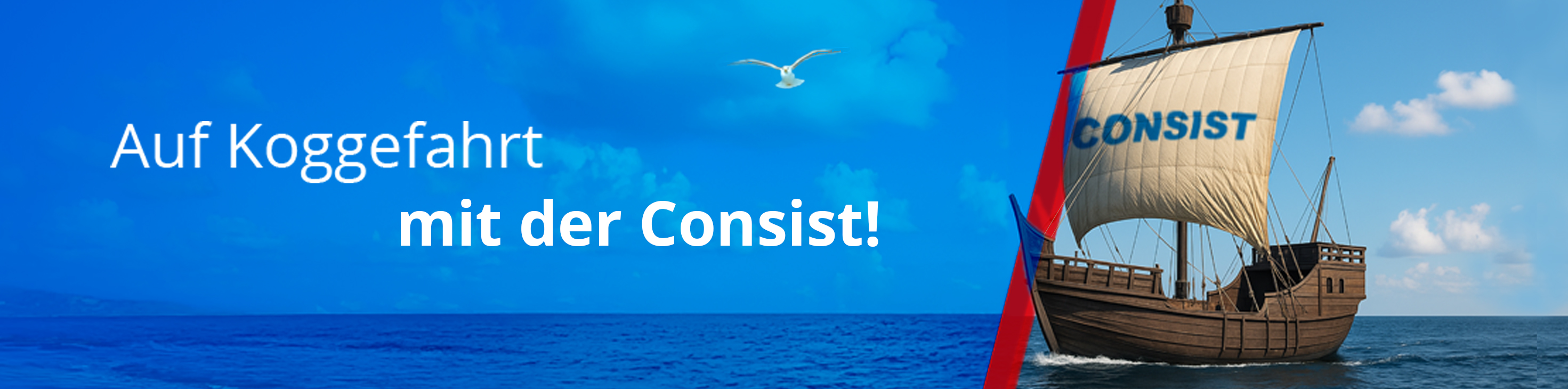 Consist-Ausfahrt auf der Hansekogge zur Kieler Woche