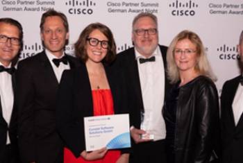 Cisco zeichnet Consist beim Partner Summit 2025 mit dem Sustainability Award als Solutions Partner of the Year aus.